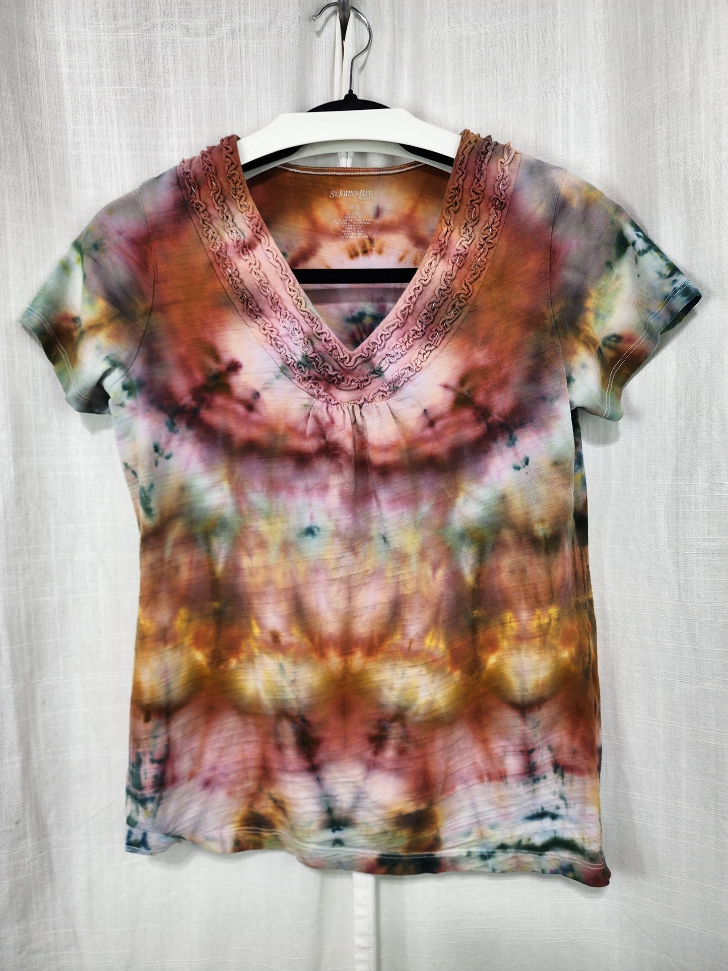 Autumnal Aura: Women's V-neck t-shirt