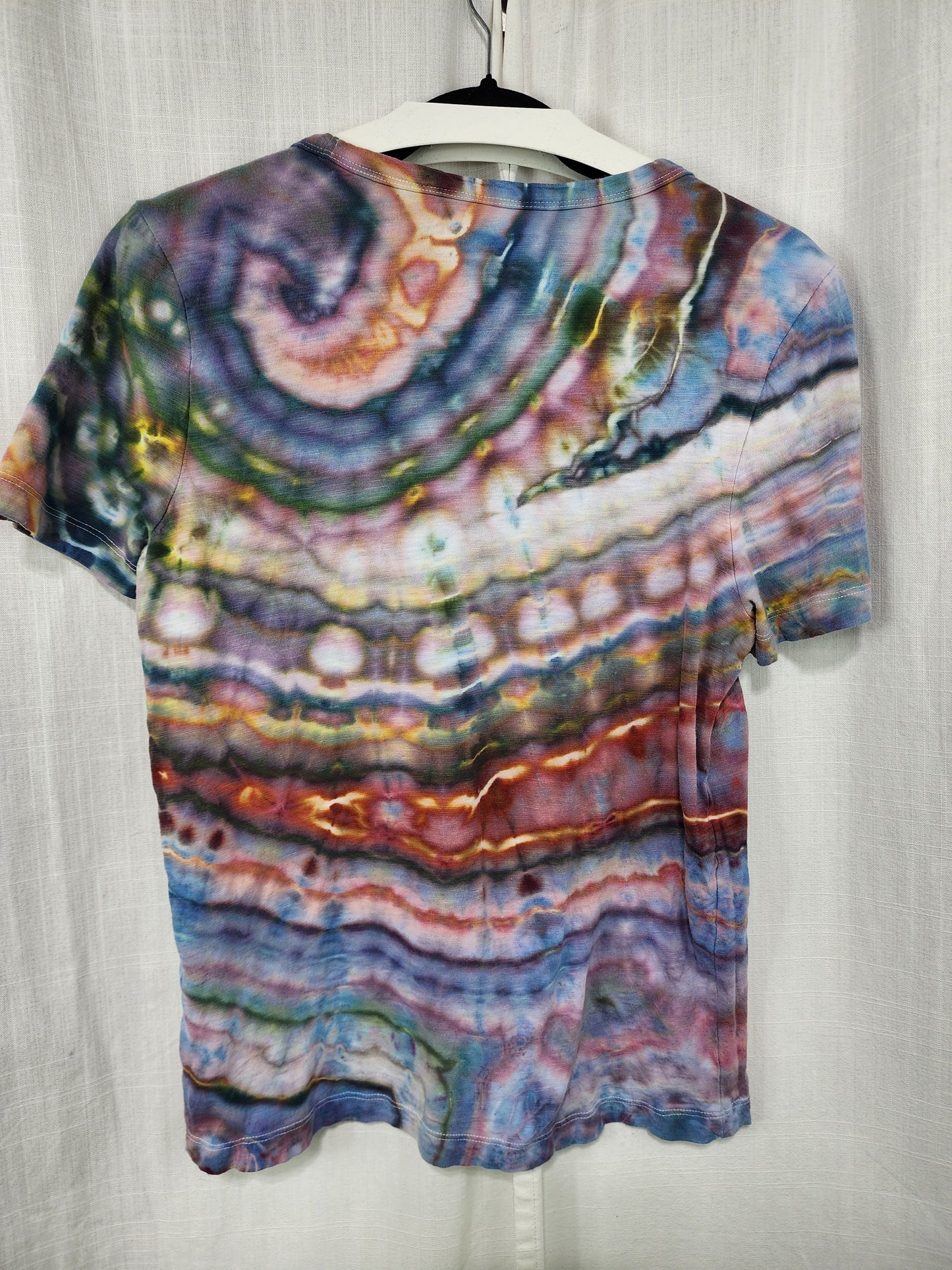 Celestial Swirl: Women's short sleeve top, size Medium