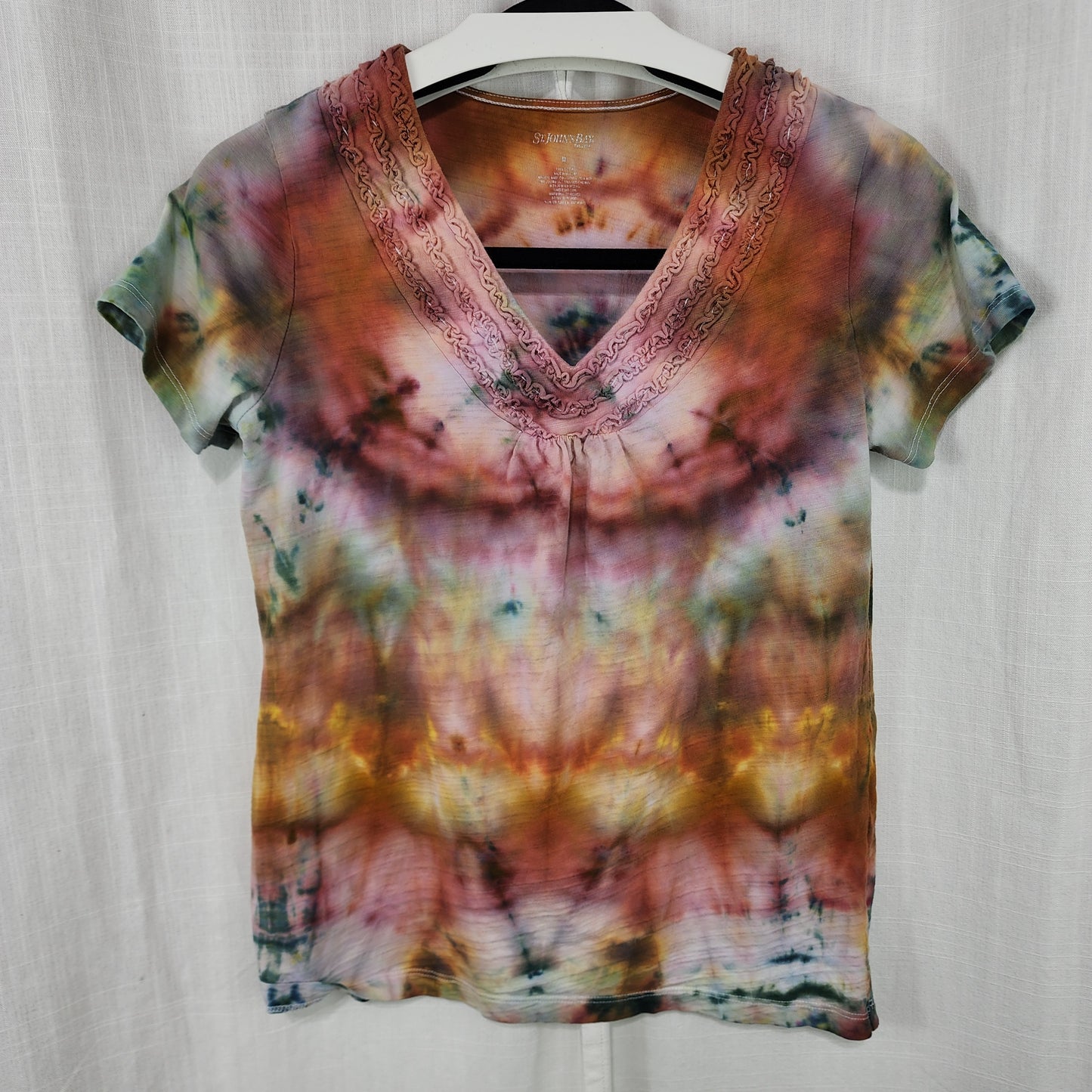 Autumnal Aura: Women's V-neck t-shirt