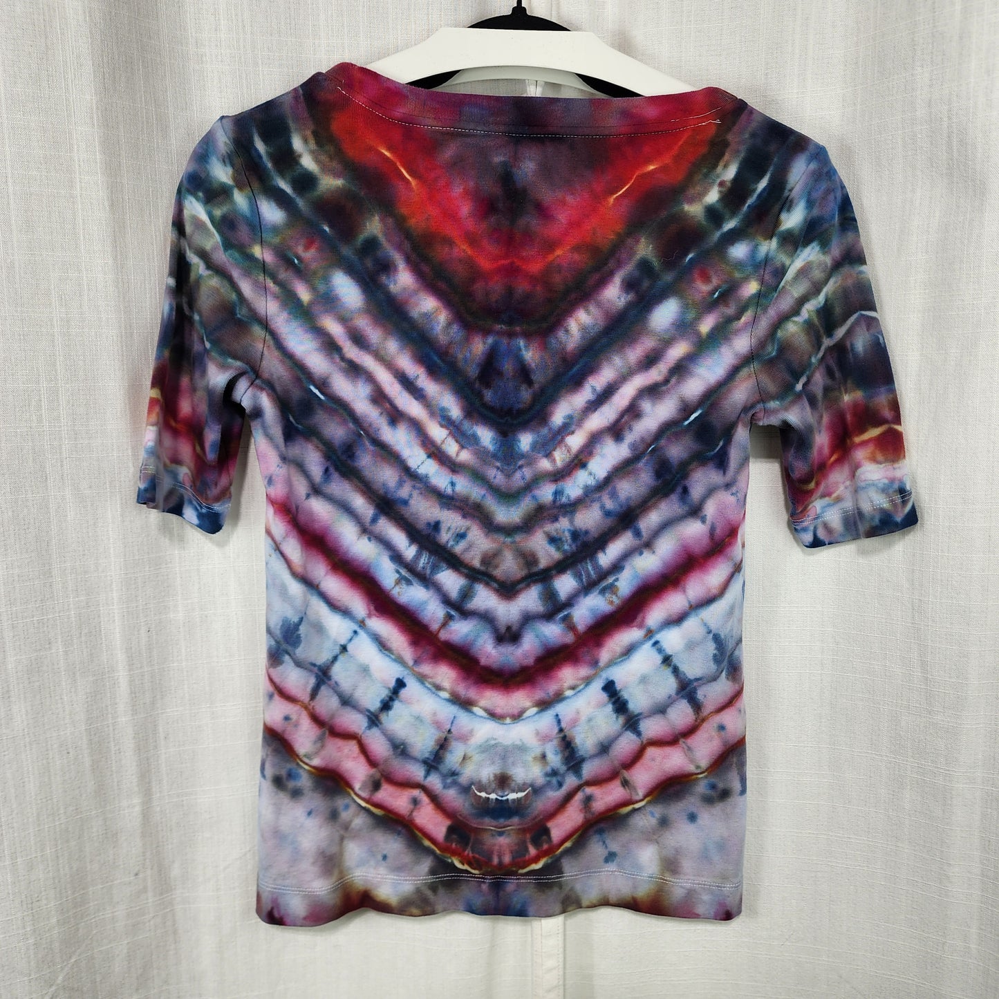 Cosmic Tapestry: Women's short sleeve pullover, size PS